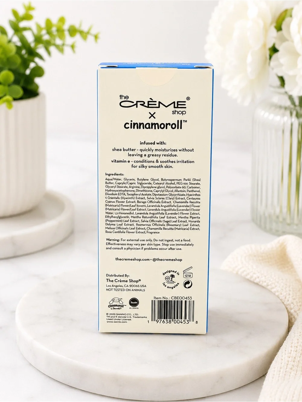 The Crème Shop x Cinnamoroll Vanilla Hand Crème 1.69 oz | Limited Edition